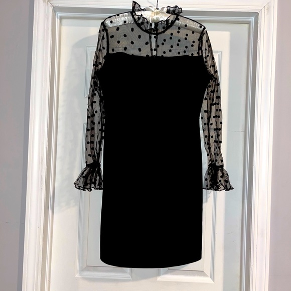 SHEIN Dresses & Skirts - Sheer polka dot cocktail dress